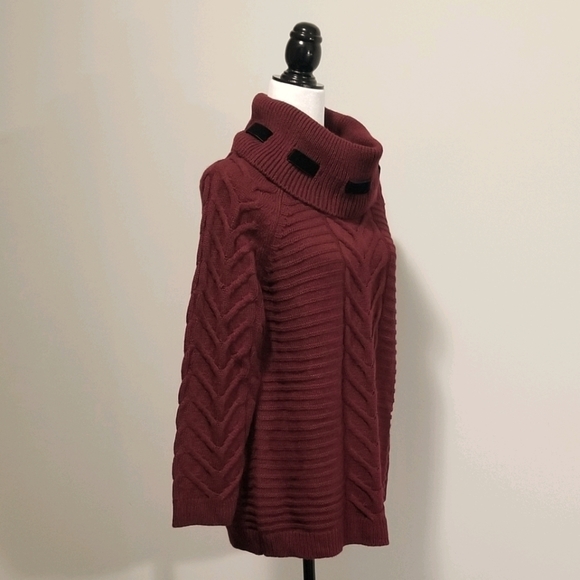 Karl Lagerfeld Paris Women's Cowl Neck Sweater Size M - Picture 2 of 9